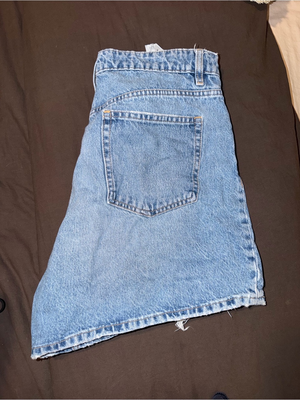 Zara high rise mom shorts